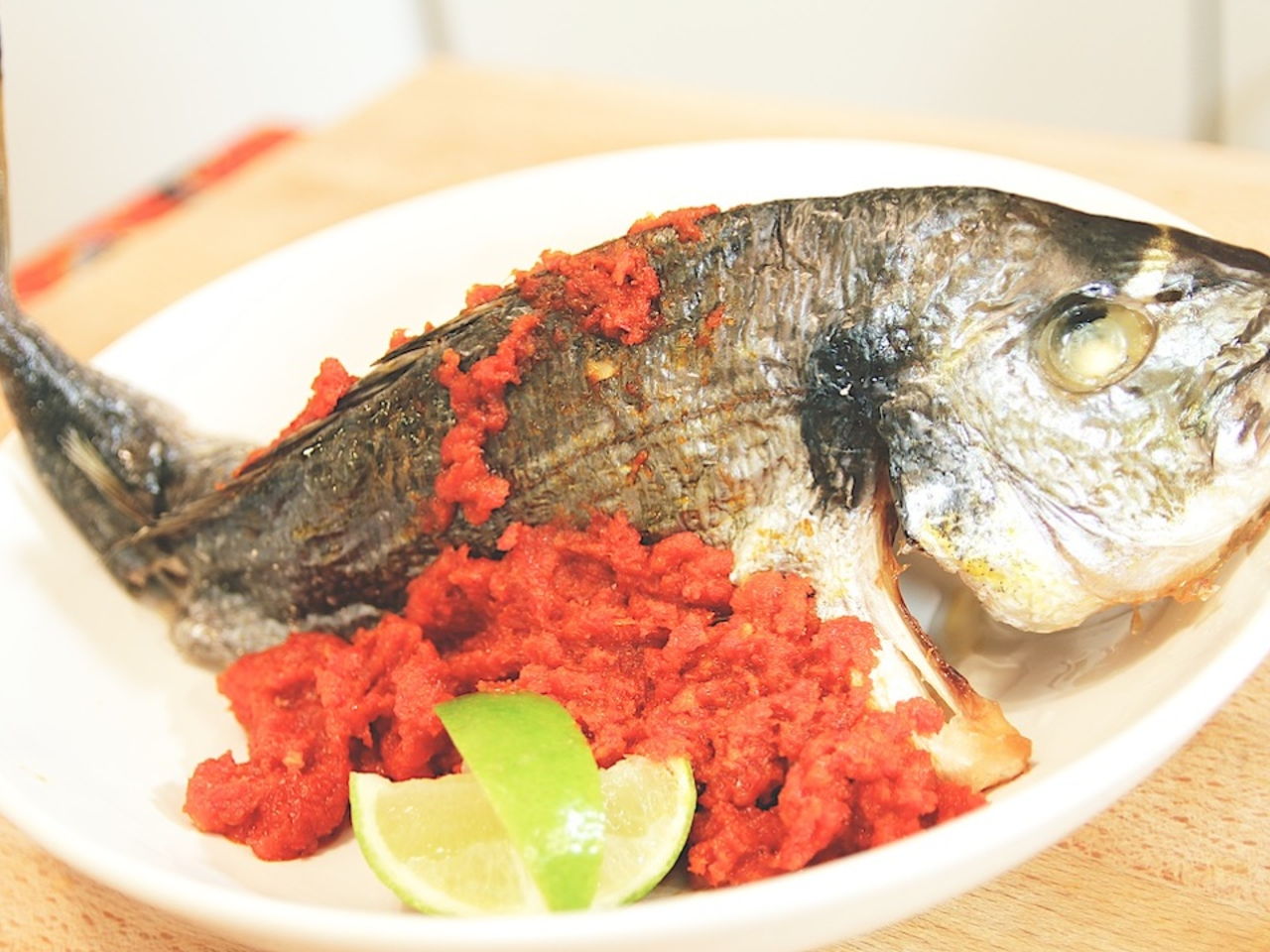 Baked Fish With Chilli Paste Southeast Asian Recipes Nyonya Cooking