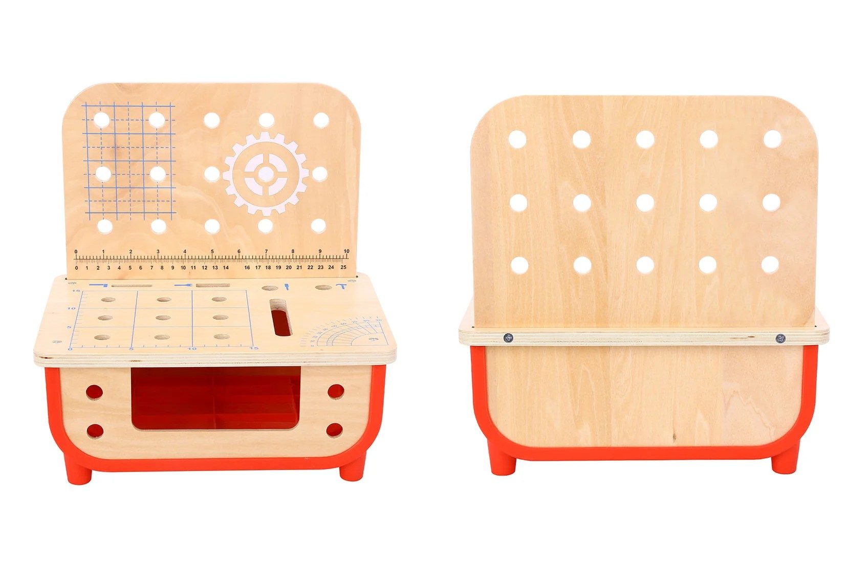 Toddlers Delux Wooden tool work bench - Image 4