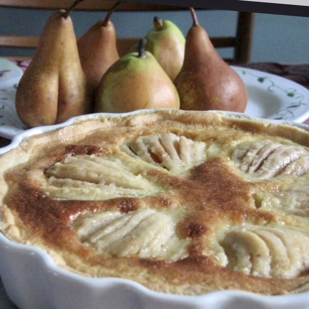 Pear and Almond Prangipane Pie