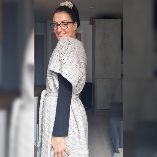 Crochet Pattern: Oversized, simple kimono