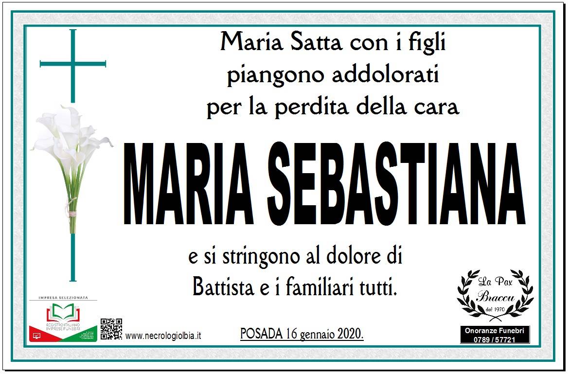 Partecipazione Maria Satta e figli - def. Maria Sebastiana Costaggiu