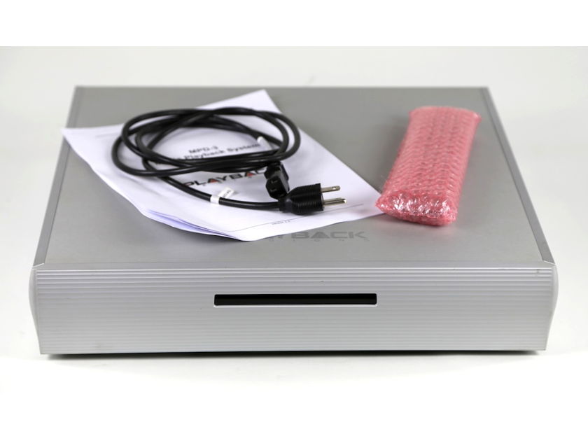 Playback Designs MPD-3 DSD DAC includes box, remote and manual