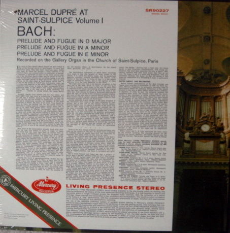 ★Sealed★ Mercury / DUPRE, - Bach at Saint Sulpice, Vol....