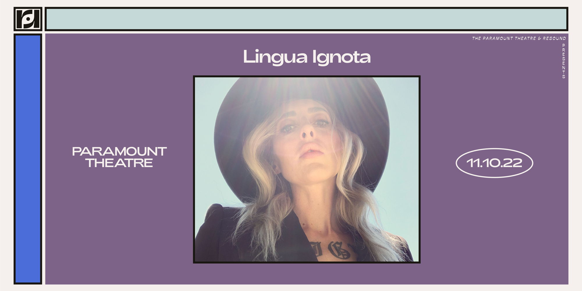 The Paramount Theatre + Resound Presents: An Evening With Lingua Ignota on 11/10 promotional image