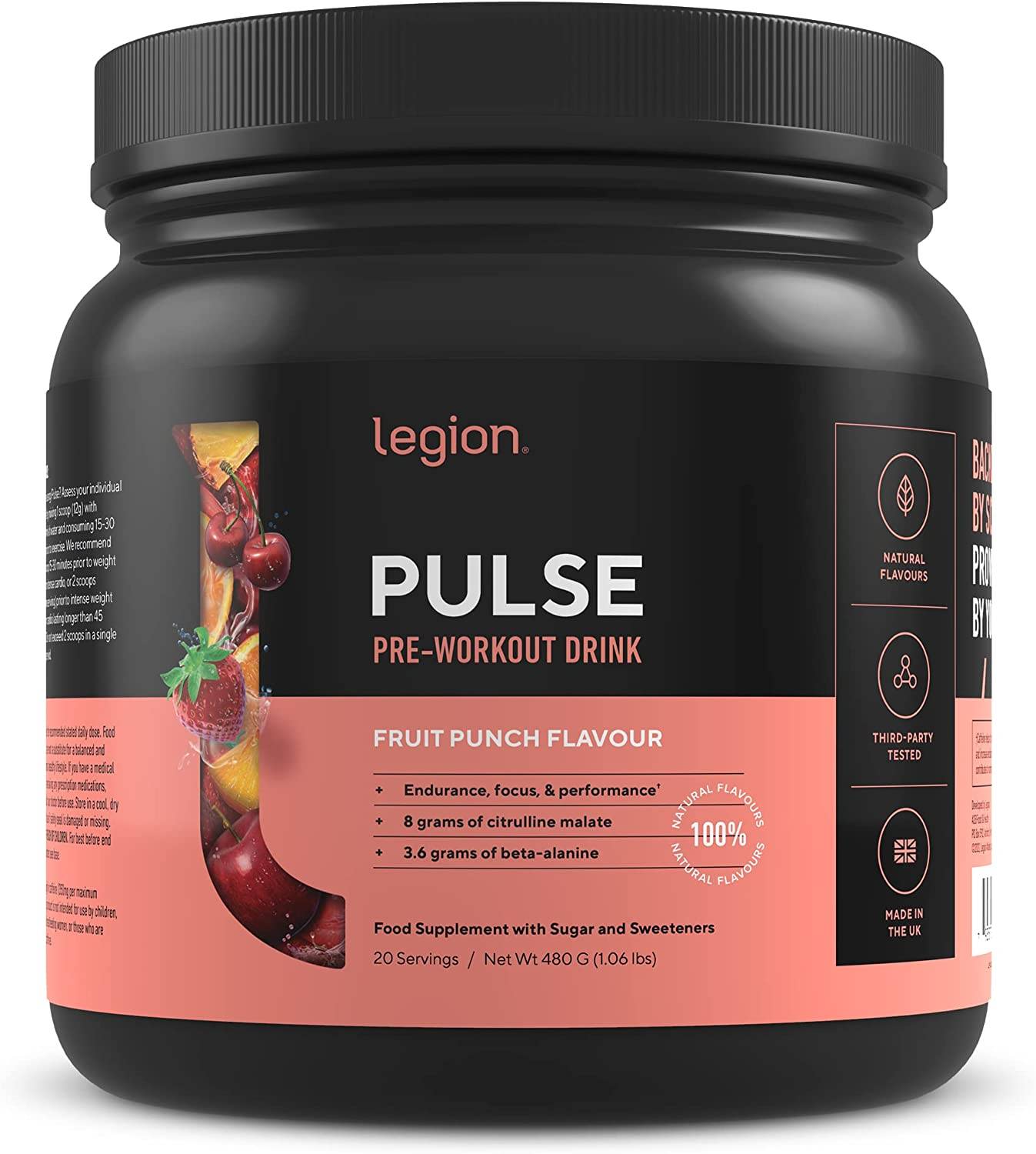 Legion Pulse Pre Workout Supplement