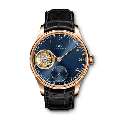 IWC Portuguese Portugieser Tourbillon Hand-Wound Rose Gold