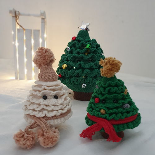 Santa hat for the funny Christmas tree