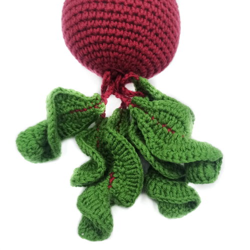 BEETROOT Crochet Pattern PDF - Amigurumi Food Crochet Play Food Crochet Vegetables Red Beet Food Pattern Amigurumi Patterns Crochet Tutorial