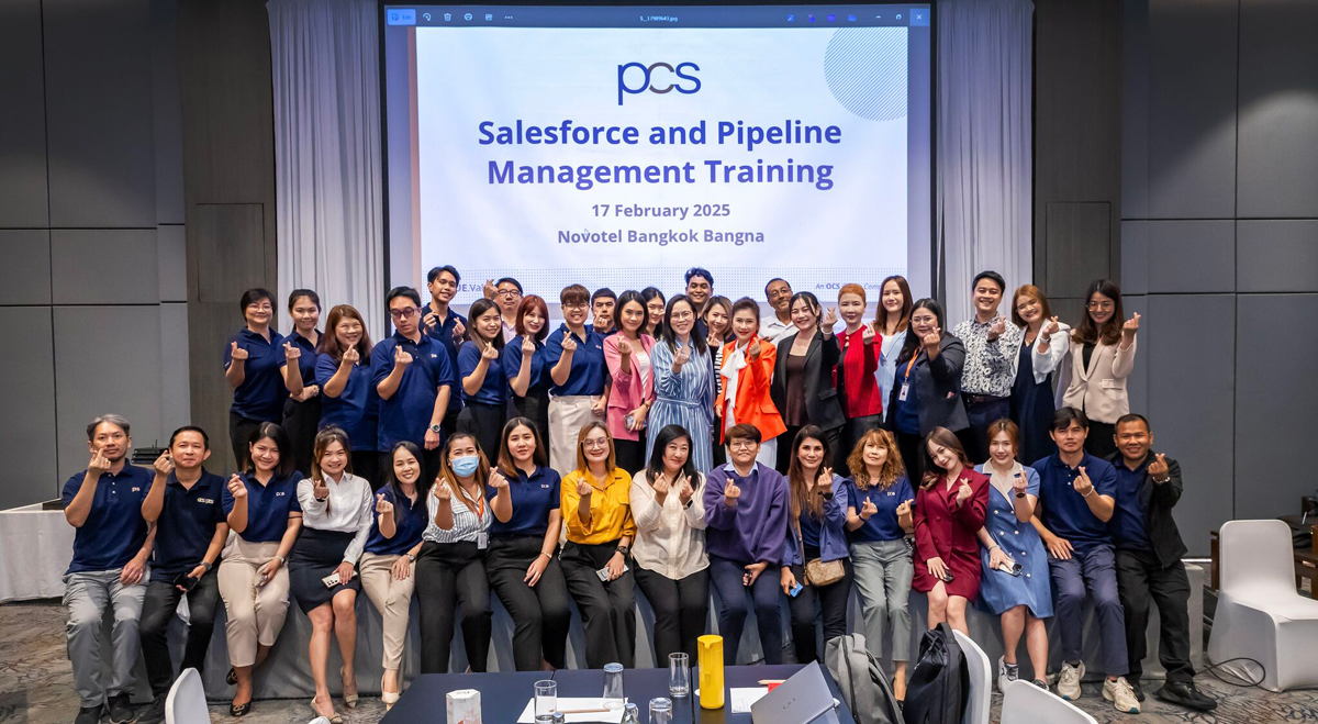 Mastering Salesforce & Pipeline Management at PCS Thailand!