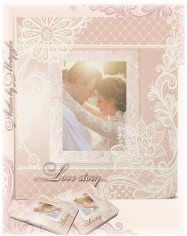 Фотокнига для оформления свадебных фото - нежность