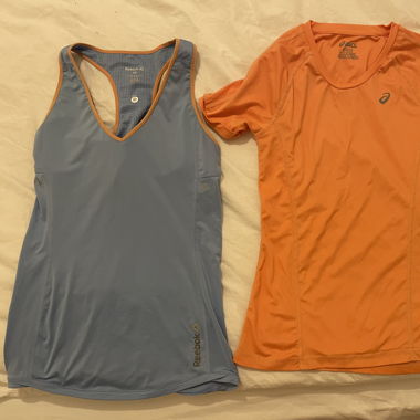 Orange Running T shirt (Asics)