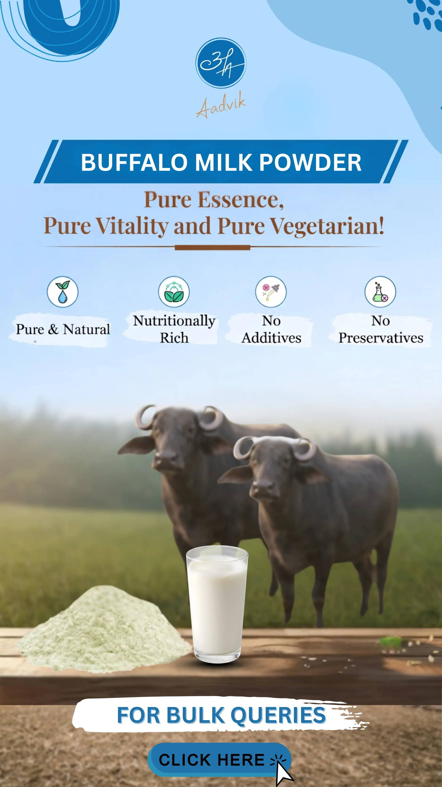 bulk buffalo milk powder manufacturer 