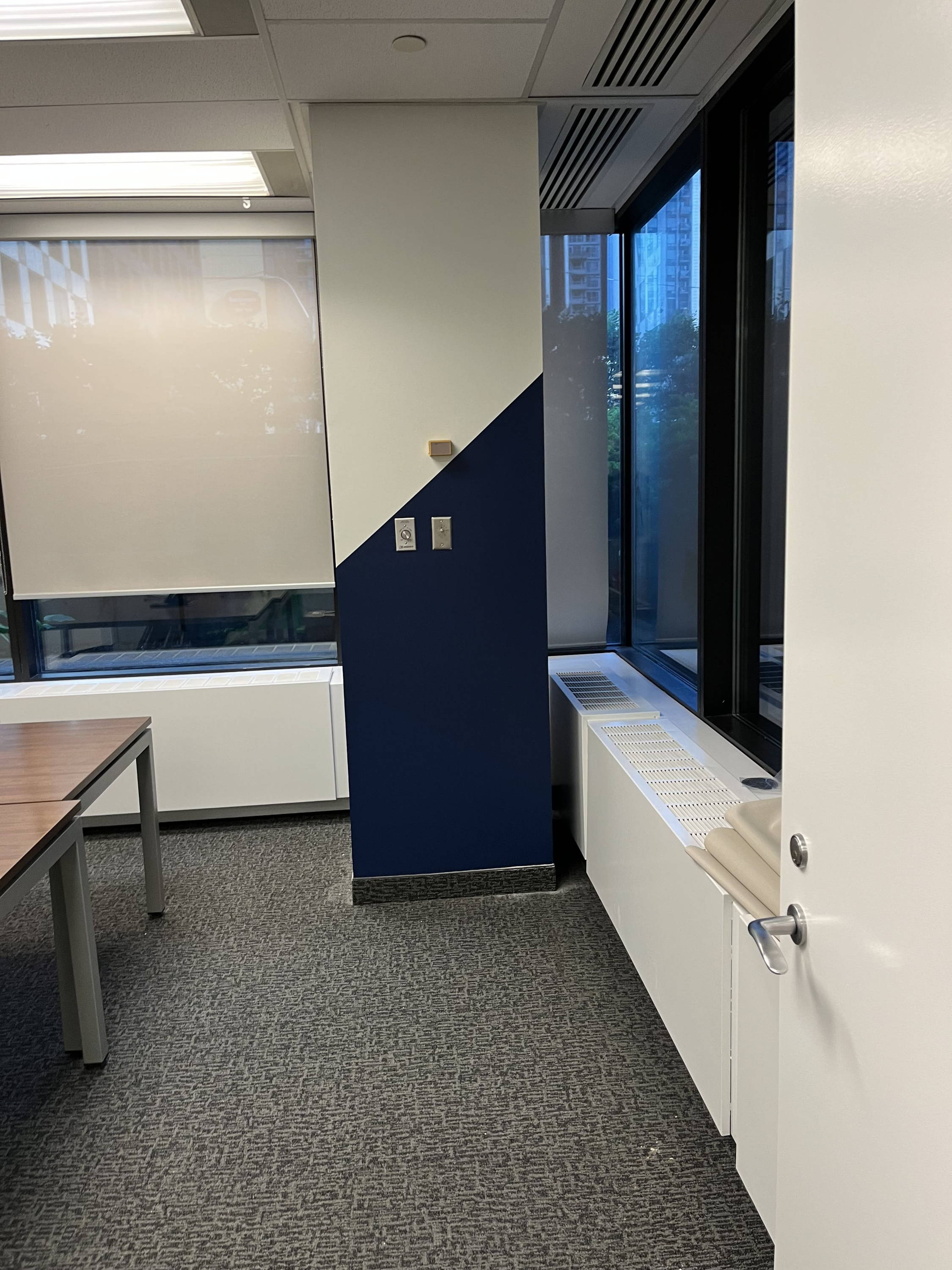 Commercial building wall