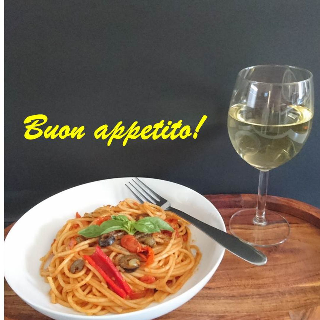 Date: 14 Dec 2019 (Sat)
46th Main: Spaghetti Puttanesca (Spaghetti with Olives and Capers) [144] [129.8%] [Score: 9.3]
Cuisine: Italian, Malaysian, Singaporean
Dish Type: Main
The spaghetti goes excellently well with Sauvignon Blanc Semillon. 

Grazie Nyonya Cooking.