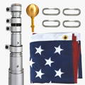 Silver Telescoping Flagpole