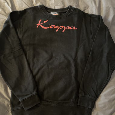 Vintage Kappa pullover schwarz
