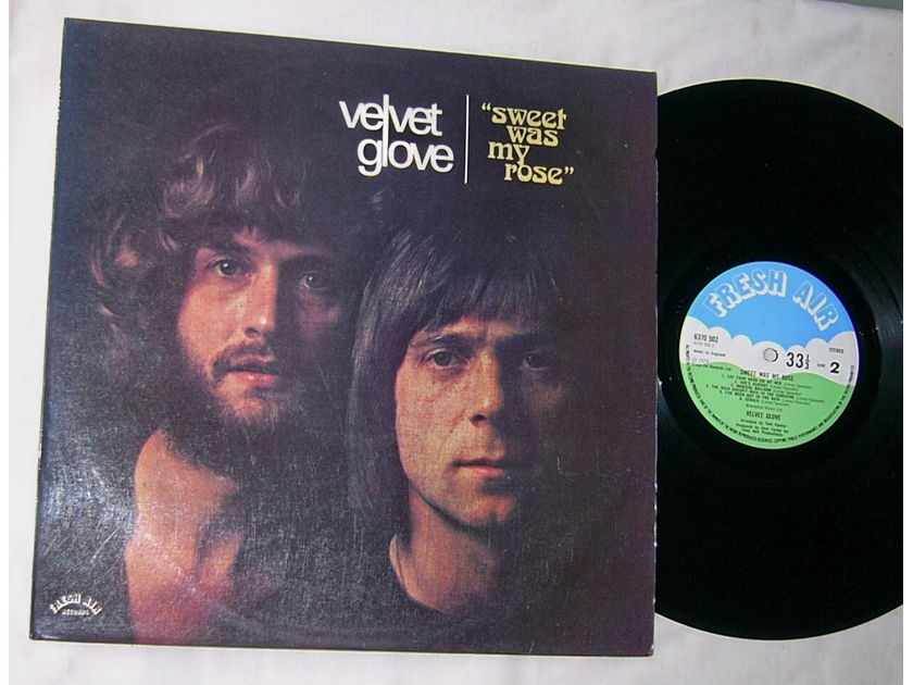 VELVET GLOVE - SWEET WAS MY ROSE -  - MEGA RARE 1974 PSYCH POP LP - FRESH AIR - UK