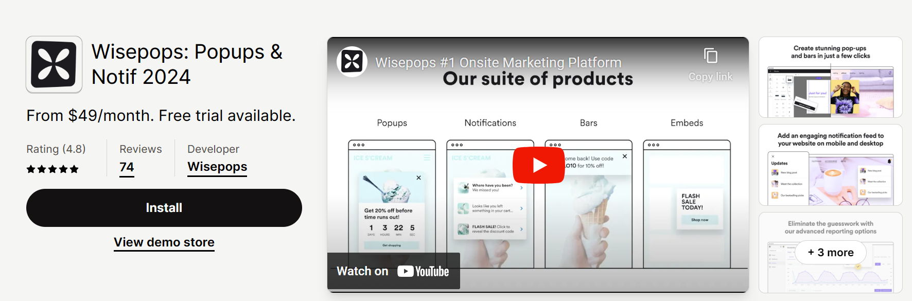 wisepops popups notif 2024