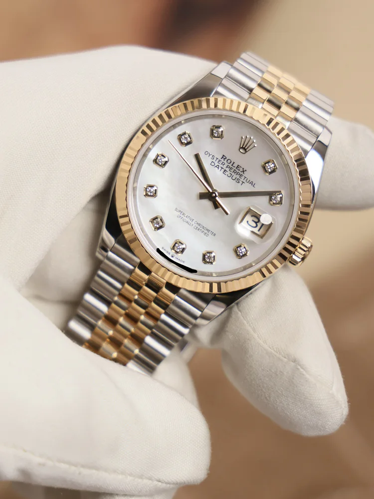 MoP Dial With Diamonds Jubilee Bracelet, image 1