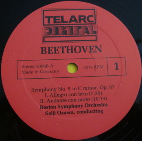 ★Audiophile★ Telarc / OZAWA, - Beethoven Symphony No.5,...