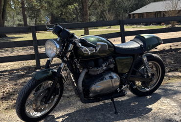 2013 TRIUMPH THRUXTON motorcycle for rent near Houston, TX
