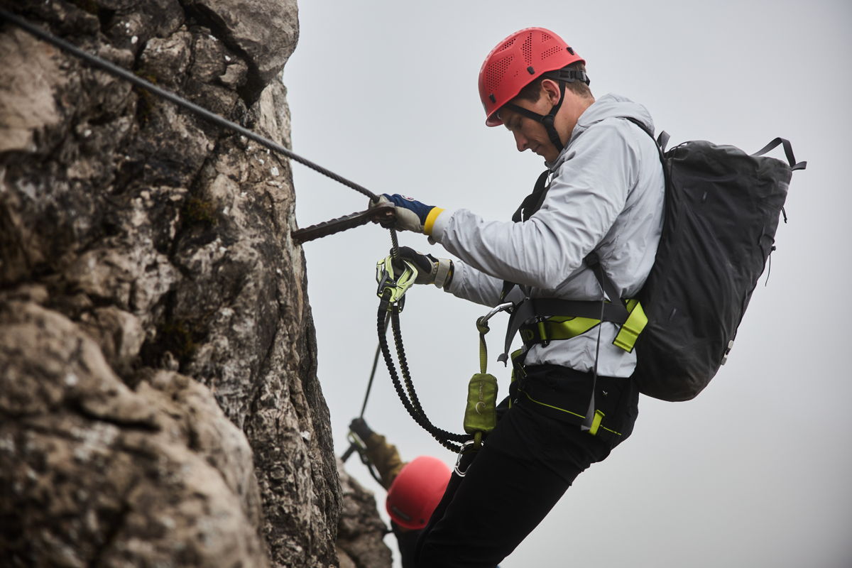 Walser Klettersteig bei Teambuilding für Unternehmen