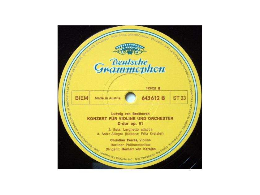DG / Beethoven Edition, - Complete Violin & Piano Concertos, MINT, 6LP Box Set!