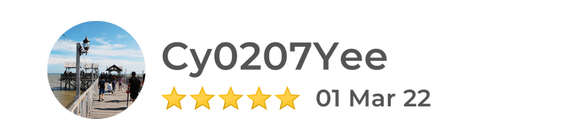customer's positive review