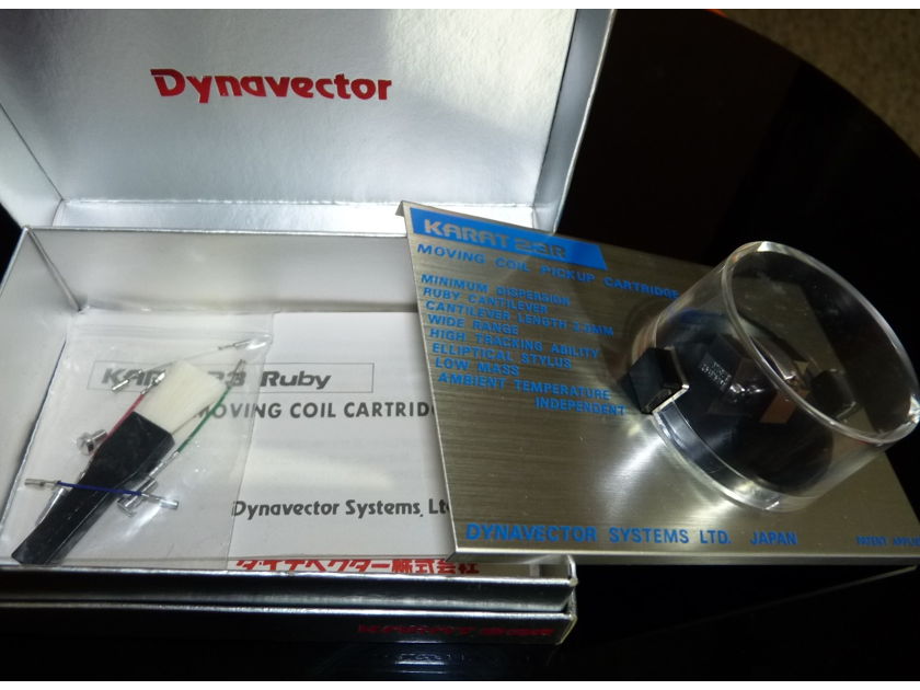 Dynavector Karat 23R cartridge low output moving coils ruby cantilever