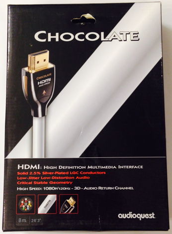Audioquest Chocolate HDMI. 8m, 12m and 16m. New and Use...