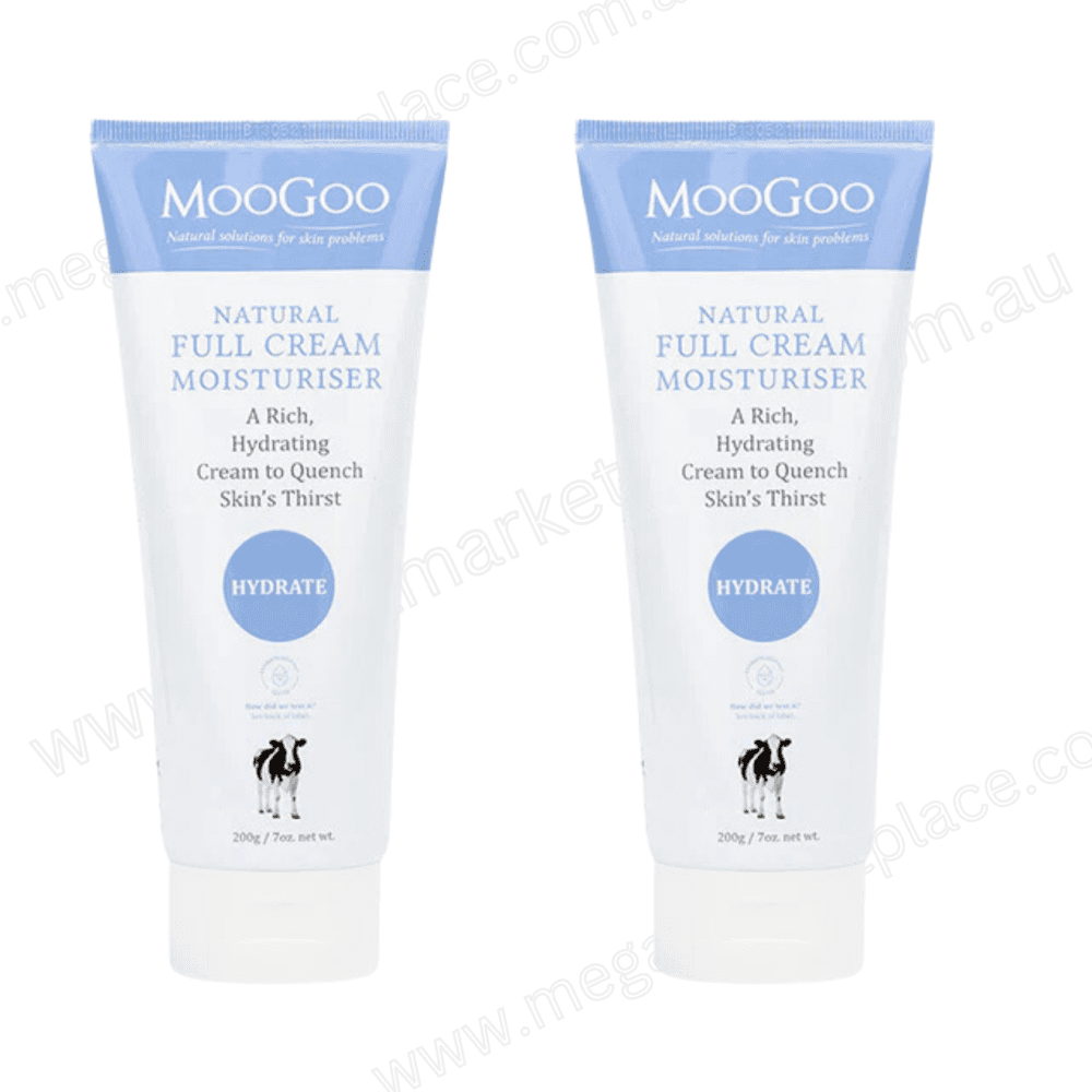 Lot-of-2-MooGoo-Full-Cream-Moisturiser-200g