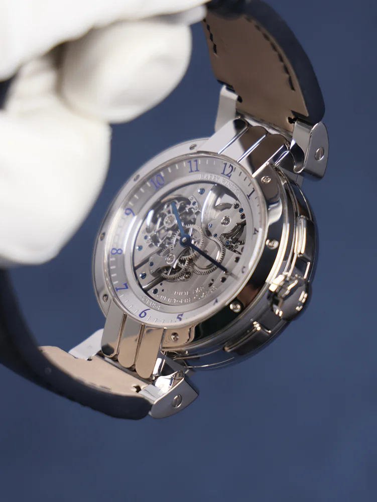 Harry Winston Opus 4 Platinum Tourbillon Minute-repeater with cathedral gongs Moonphase LE 18 pcs