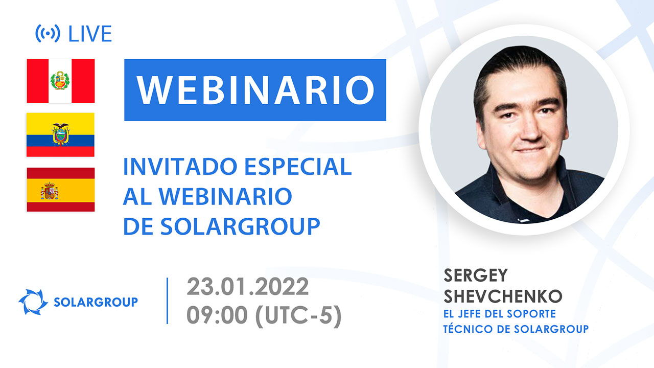 Peru. Invitado especial al webinario de SOLARGROUP
