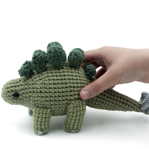 Amigurumi Stegosaurus-dinosaurus