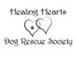 Healing hearts dog rescue society logo