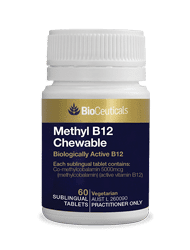 Bioceuticals Methyl B12 Chewable 60 Tablets