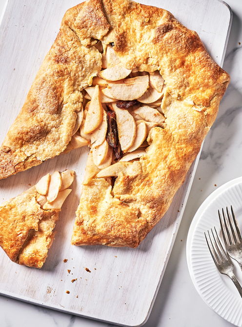 Apple, Pear and Date Rustic Pie