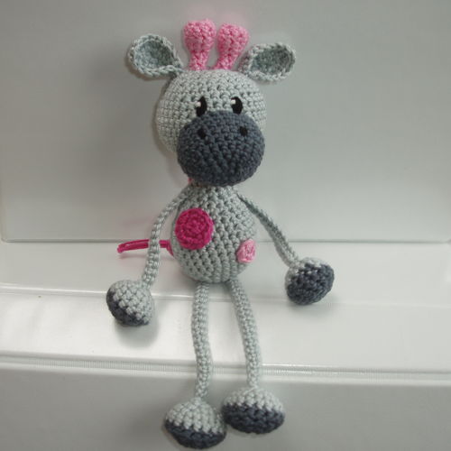 Dangle cuddly toy giraffe