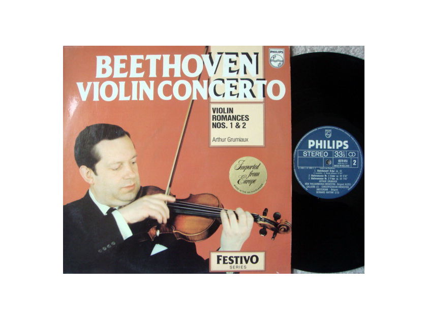 Philips / GRUMIAUX-GALLIERA, - Beethoven Violin Concerto & Romances, NM!