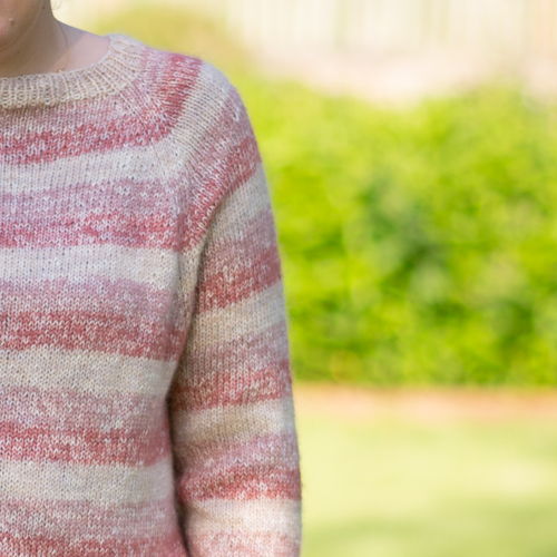 Adriana Raglan Sweater Knitting Pattern
