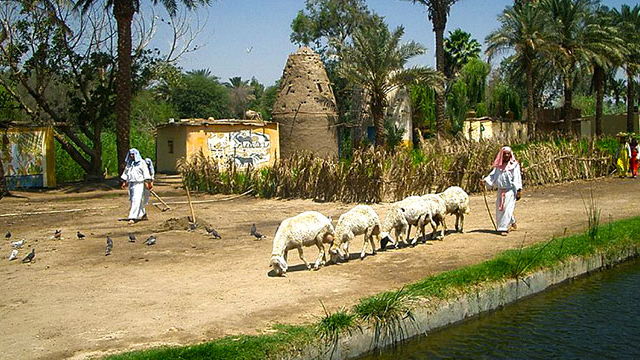 Daily life at the Pharaonic Village living museum, Cairo, Egypt