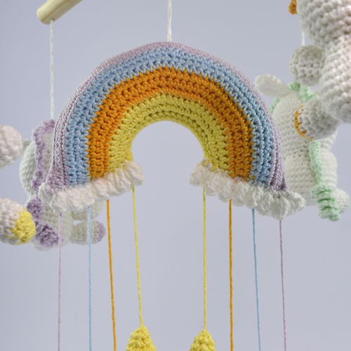 Unicorn and rainbowcrib mobile