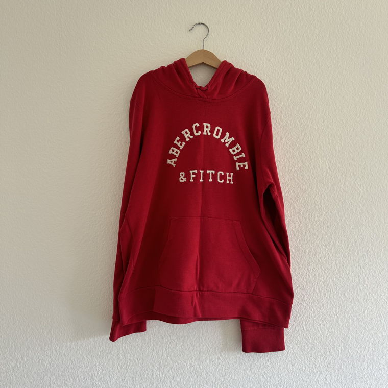 Abercrombie & Fitch Red Hoodie