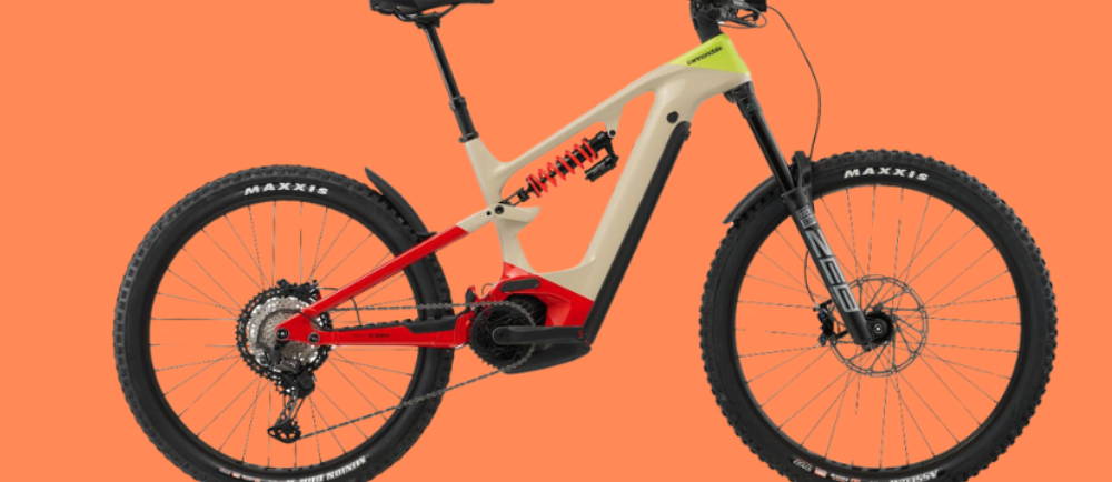 a full suspension Cannondale Moterra electric mountain bike