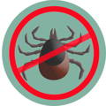 Icon wehrt Zecken ab