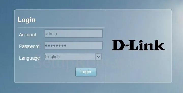 d-link login account