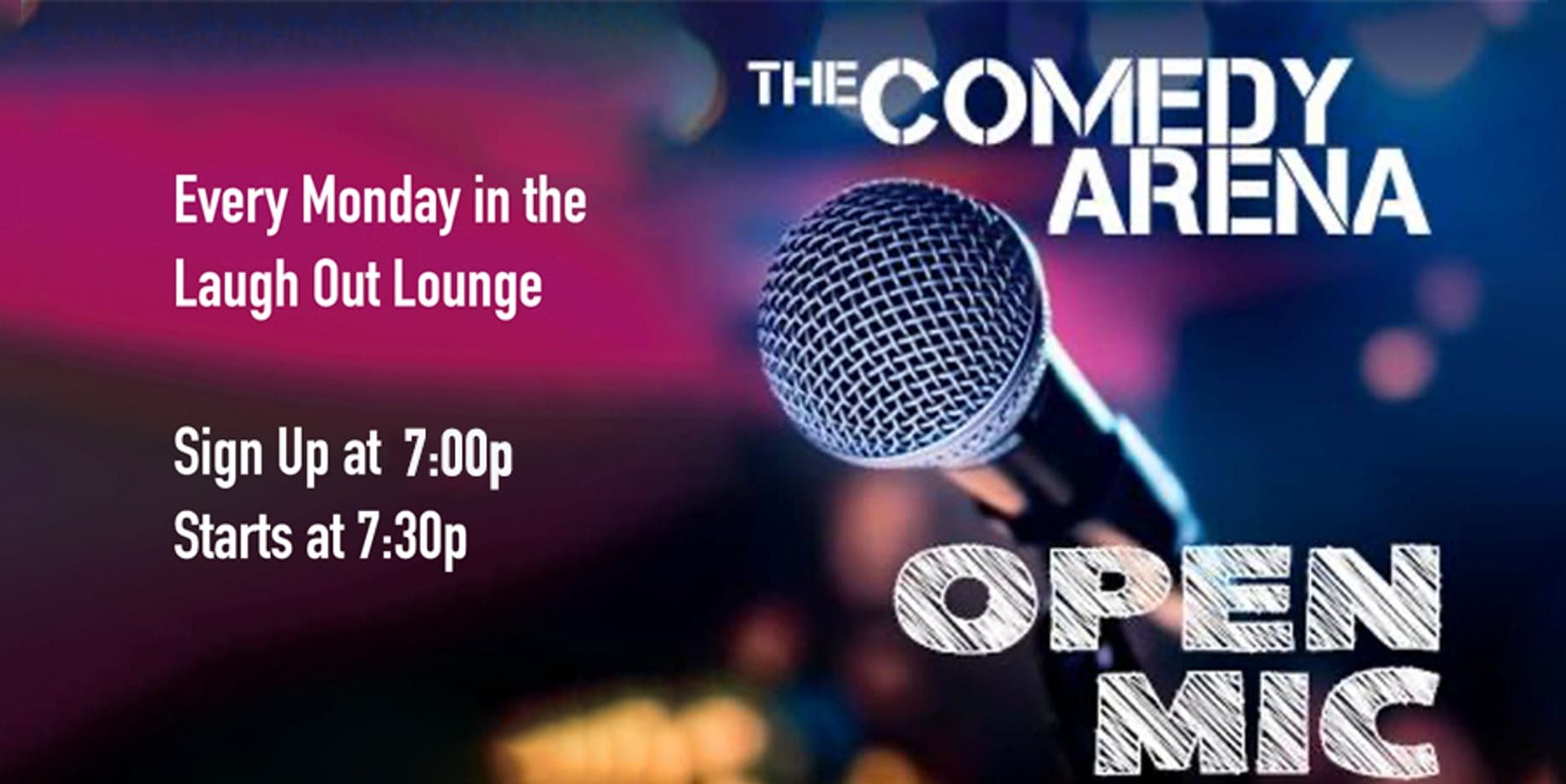 Open Mic Night - 7:30 PM promotional image