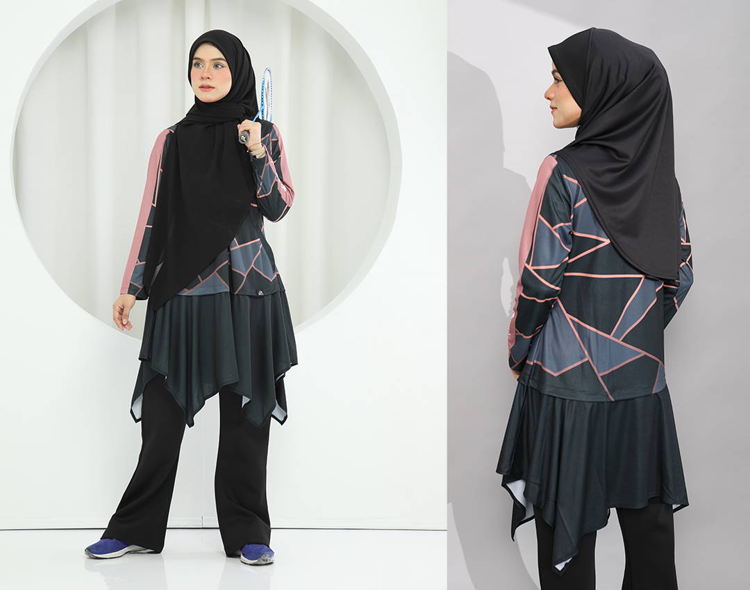 Baju sukan muslimah sportswear