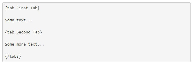 Tabs - вкладки в Joomla. Внедрение и установка
