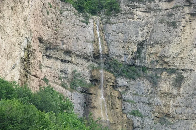 Highest waterfall and Mystique Mountain